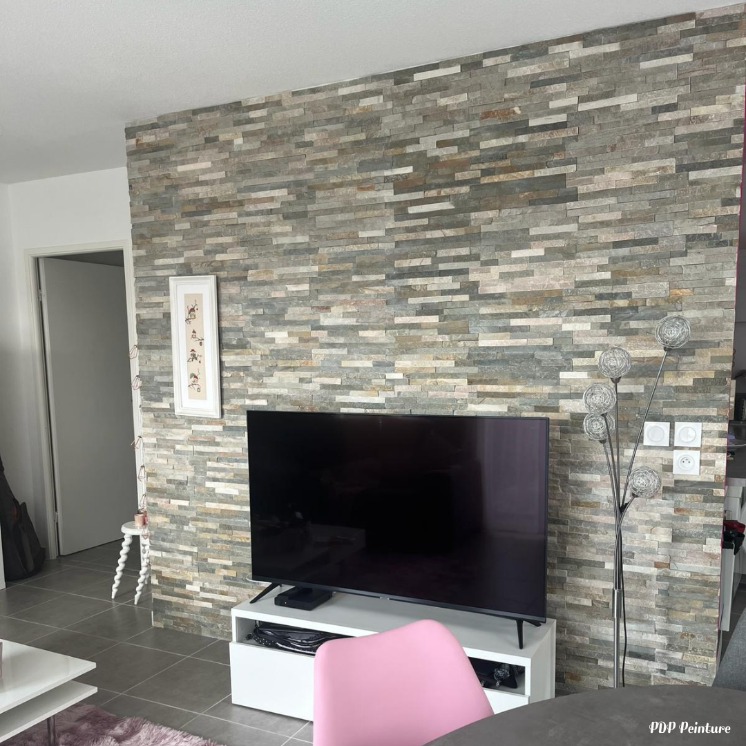 Mur en parement par PDP Peinture